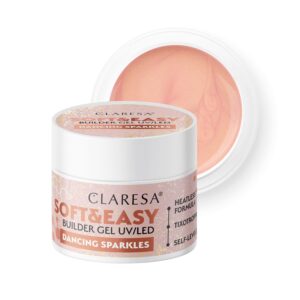 Claresa SOFT&EASY builder gél dancing sparkles 45g