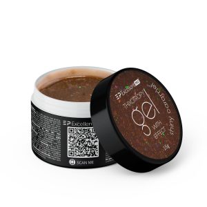 Excellent PRO Thixotropy gel with effect SHINY CARAMEL 15g