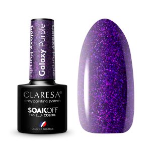 Claresa Hybridný lak Galaxy Purple 5 g