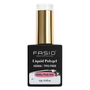 Fasio Liquid Polygel - Milky pink 003 - 15g