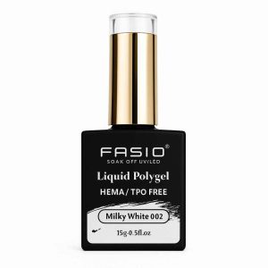 Fasio Liquid Polygel - Milky white 002 - 15g