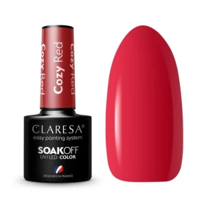 Claresa Gél lak CLARESA COZY RED 5ml