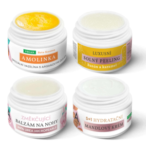 AmoenéTestovacia sada telovej kozmetiky - 4x5 ml