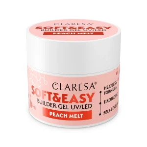 Claresa Soft Easy stavebný gél peach melt 45g