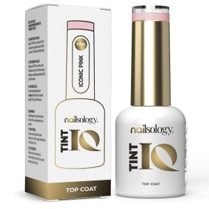 TintIQ Top Coat na nechty Povrchový lak Nailsology Iconic Pink TT01- 8ml